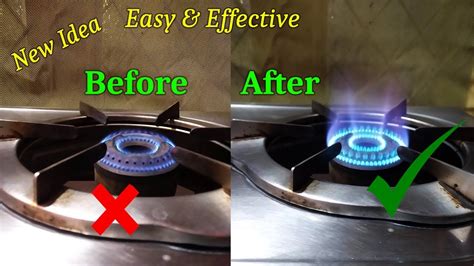 gas stove top burner low flame
